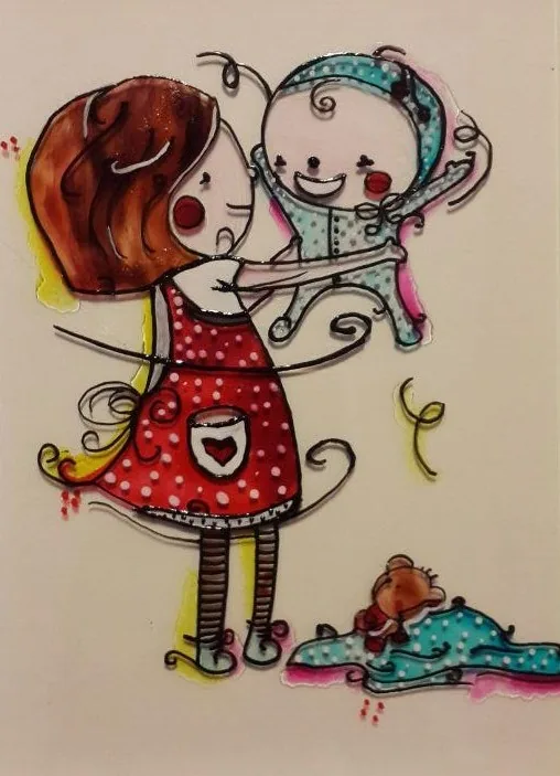 Mütterliche Umarmung